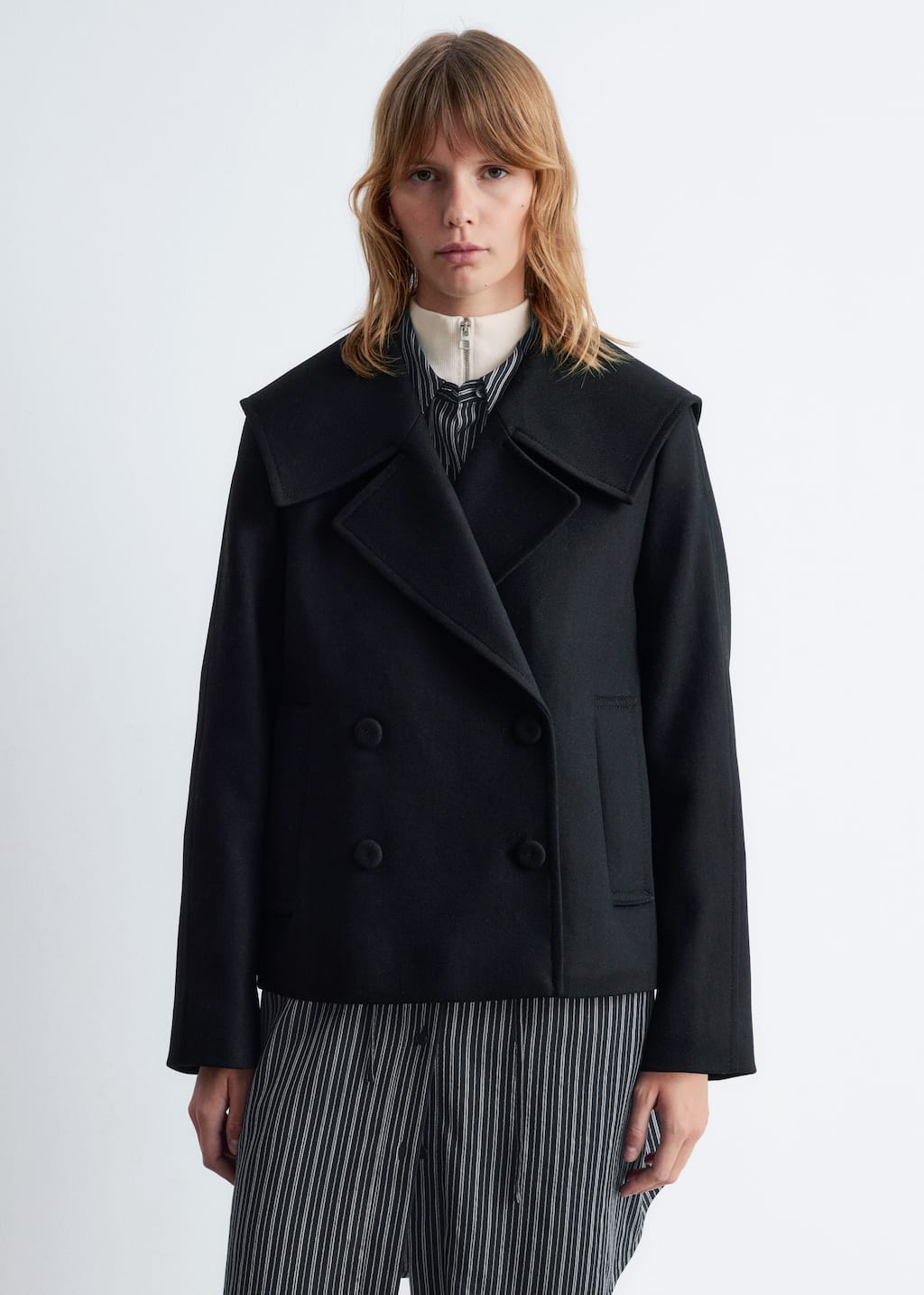Double-Breasted Wool Jacket