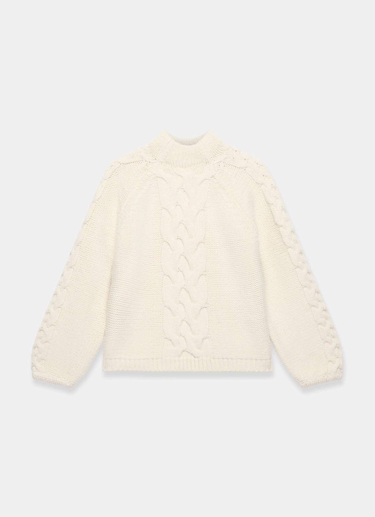 Cream Cable Knit Jumper