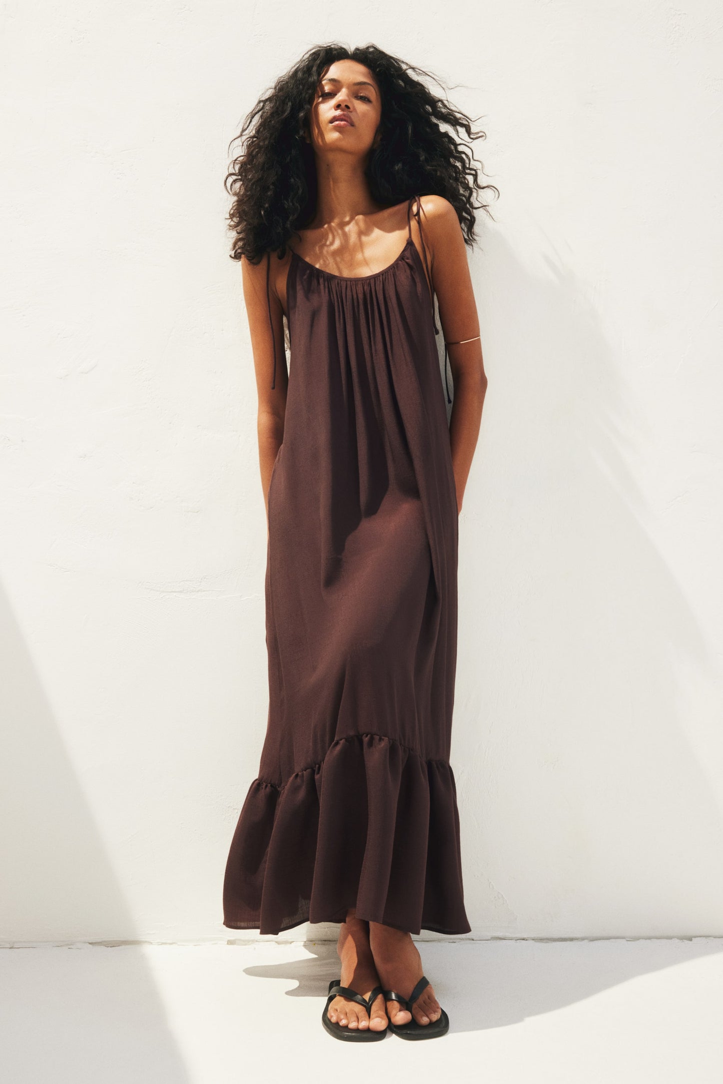 Tie-strap beach dress