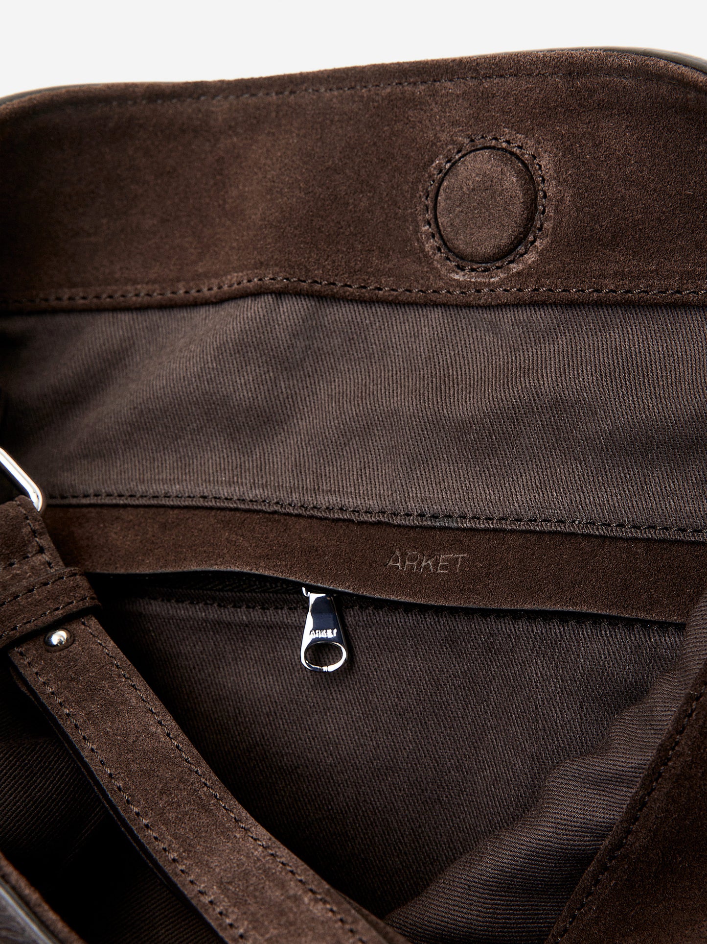 Leather-Suede Tote Bag