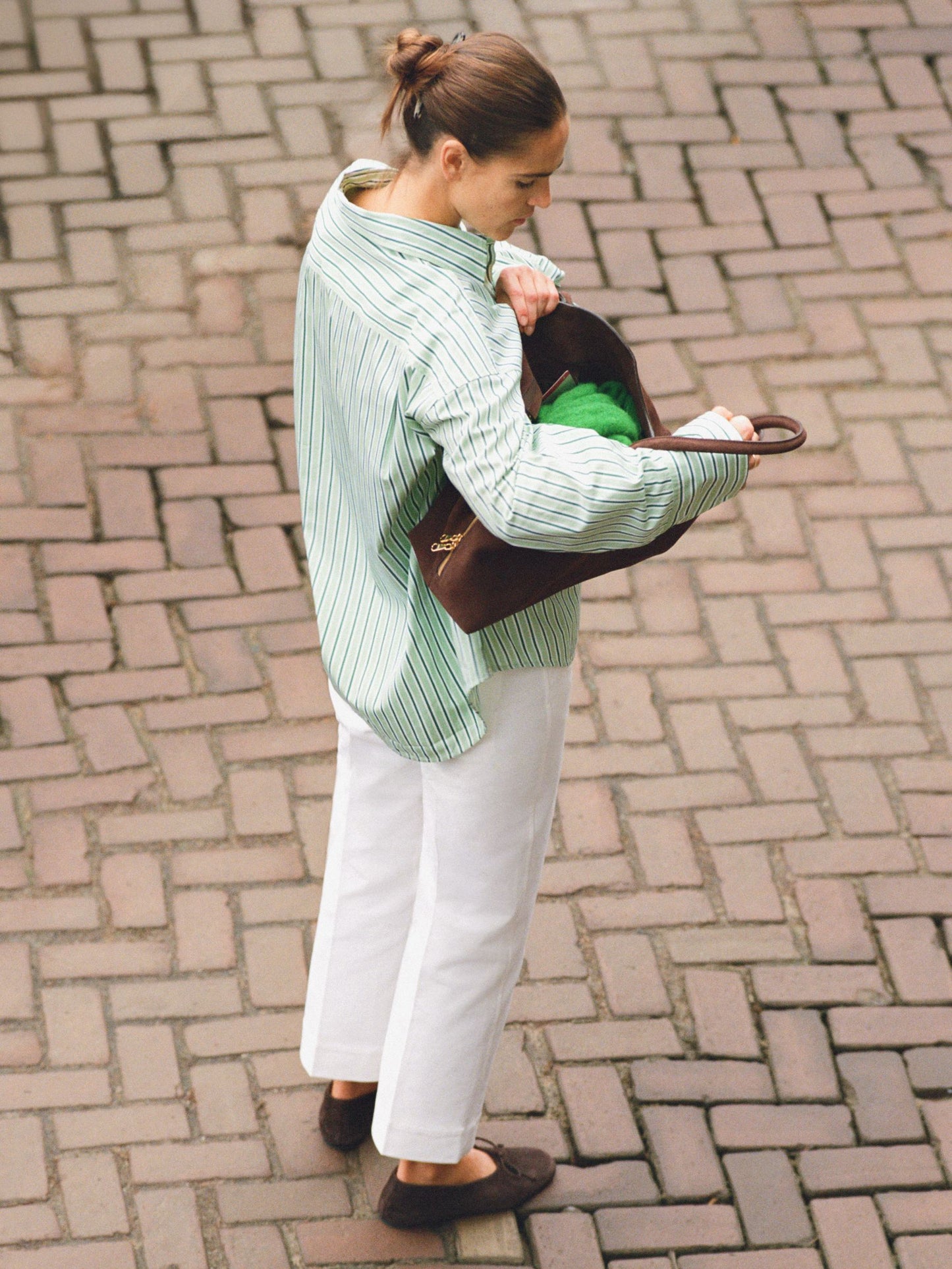 Suede Tote Bag