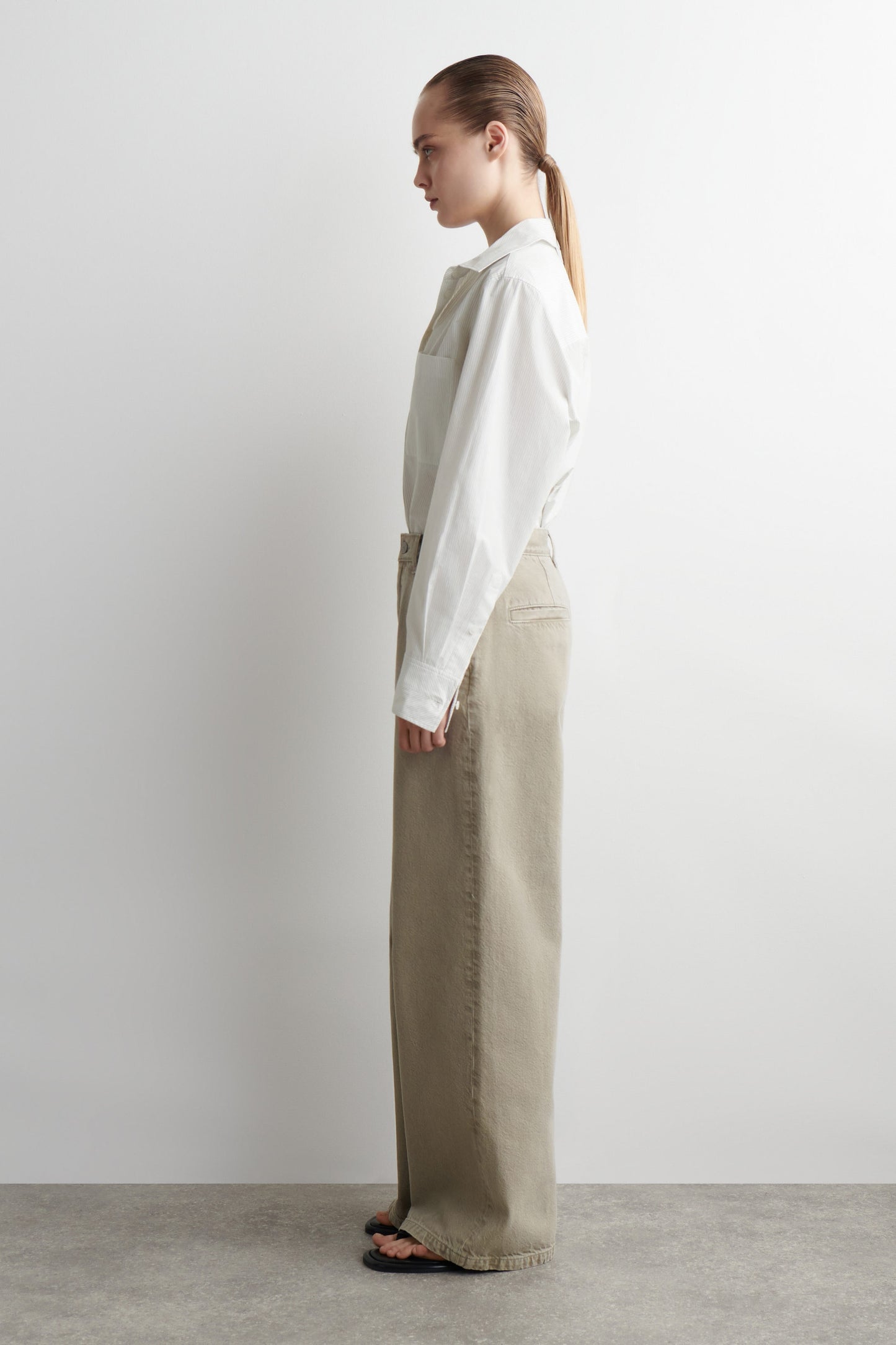 Raw Denim Trousers