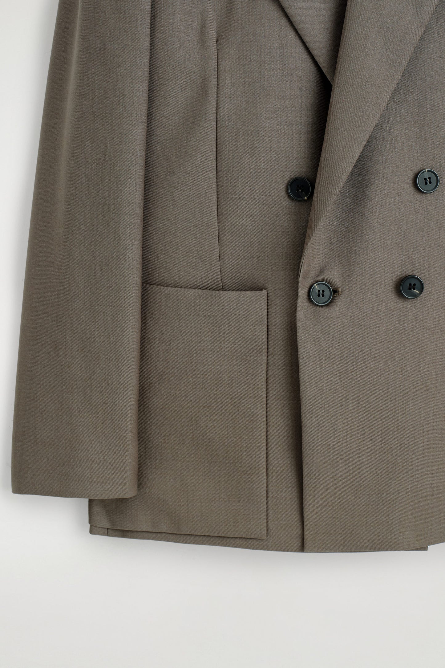 Double-Breasted Wool-Twill Blazer