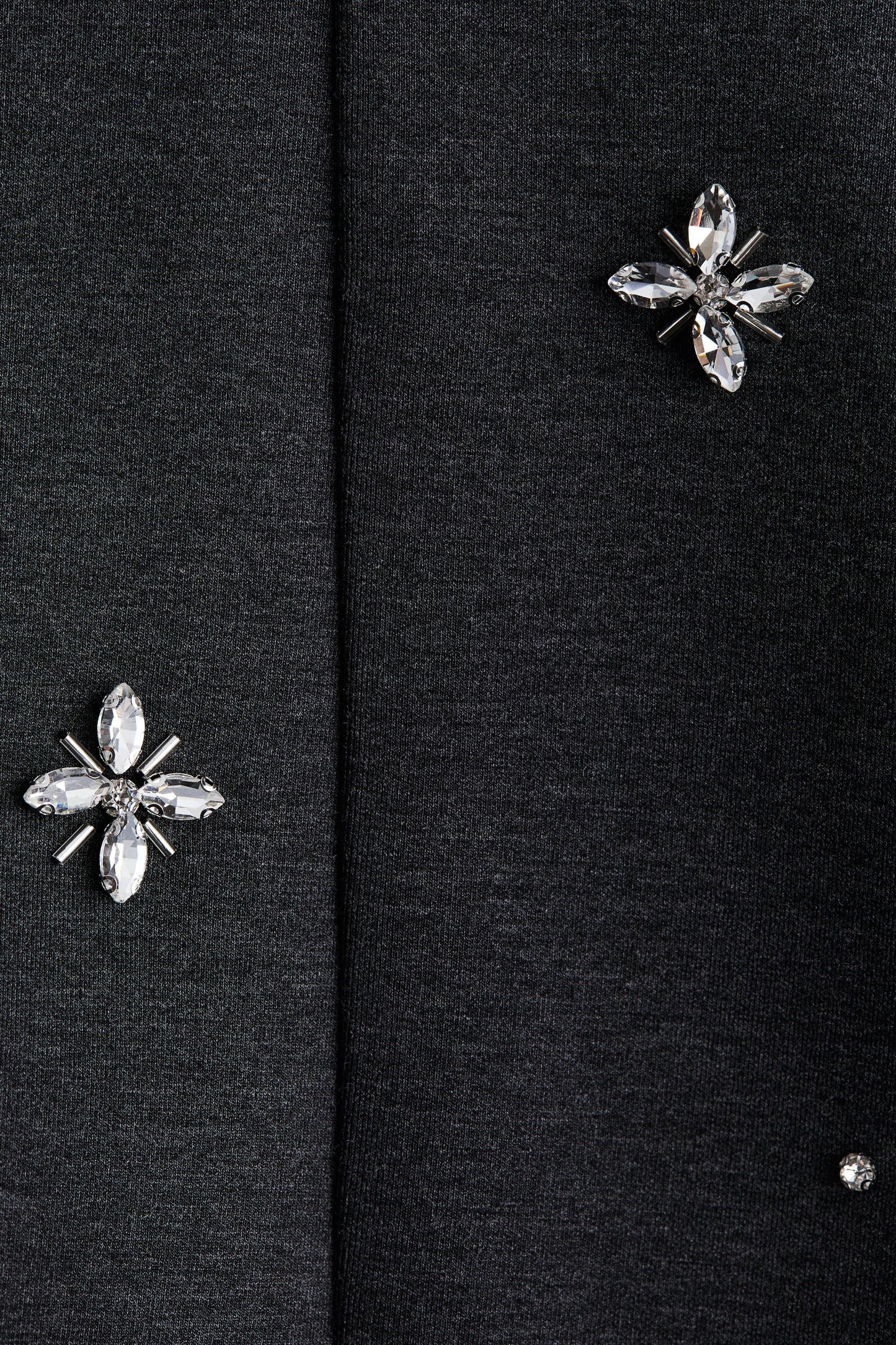 Rhinestone-embellished scuba dress