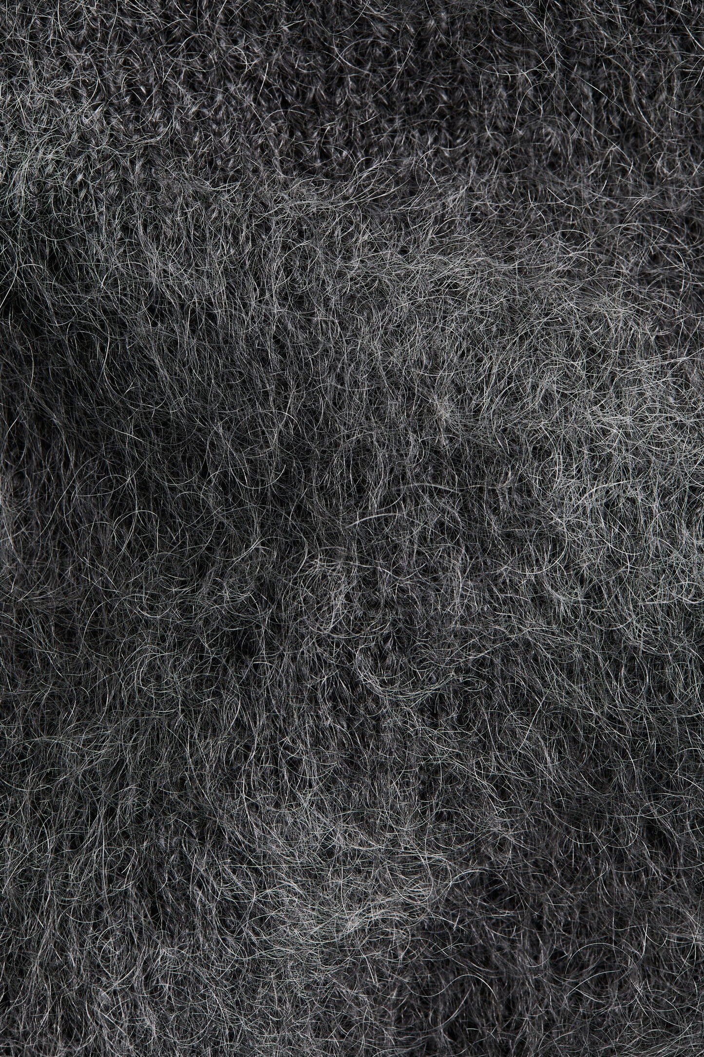 Mohair-blend mini skirt