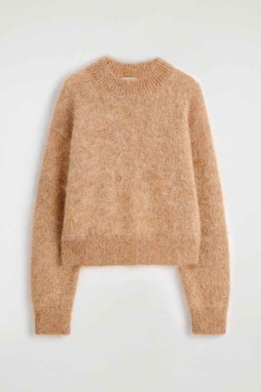 Mohair-Wool Crew-Neck Jumper