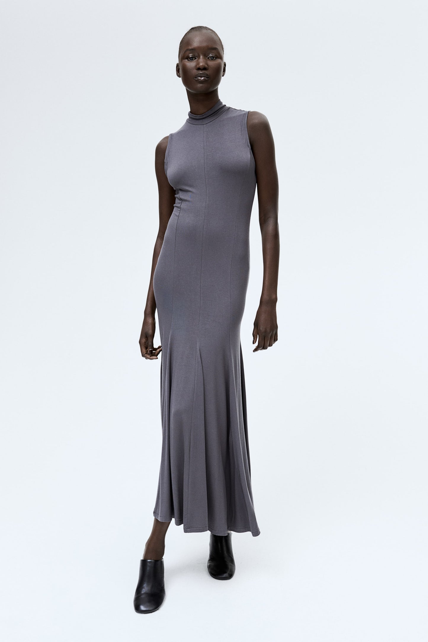 Long turtleneck dress