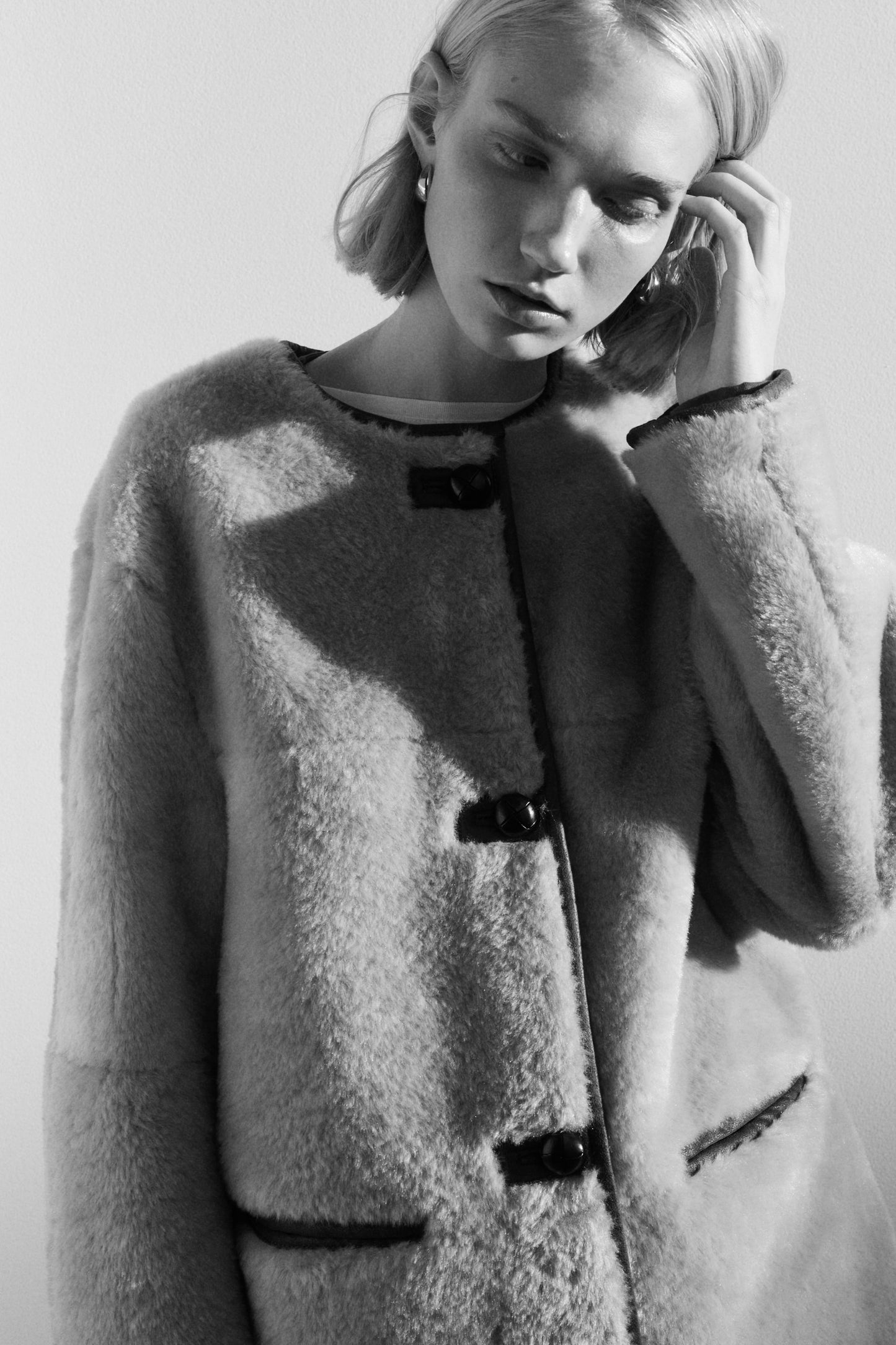 Fluffy jacket