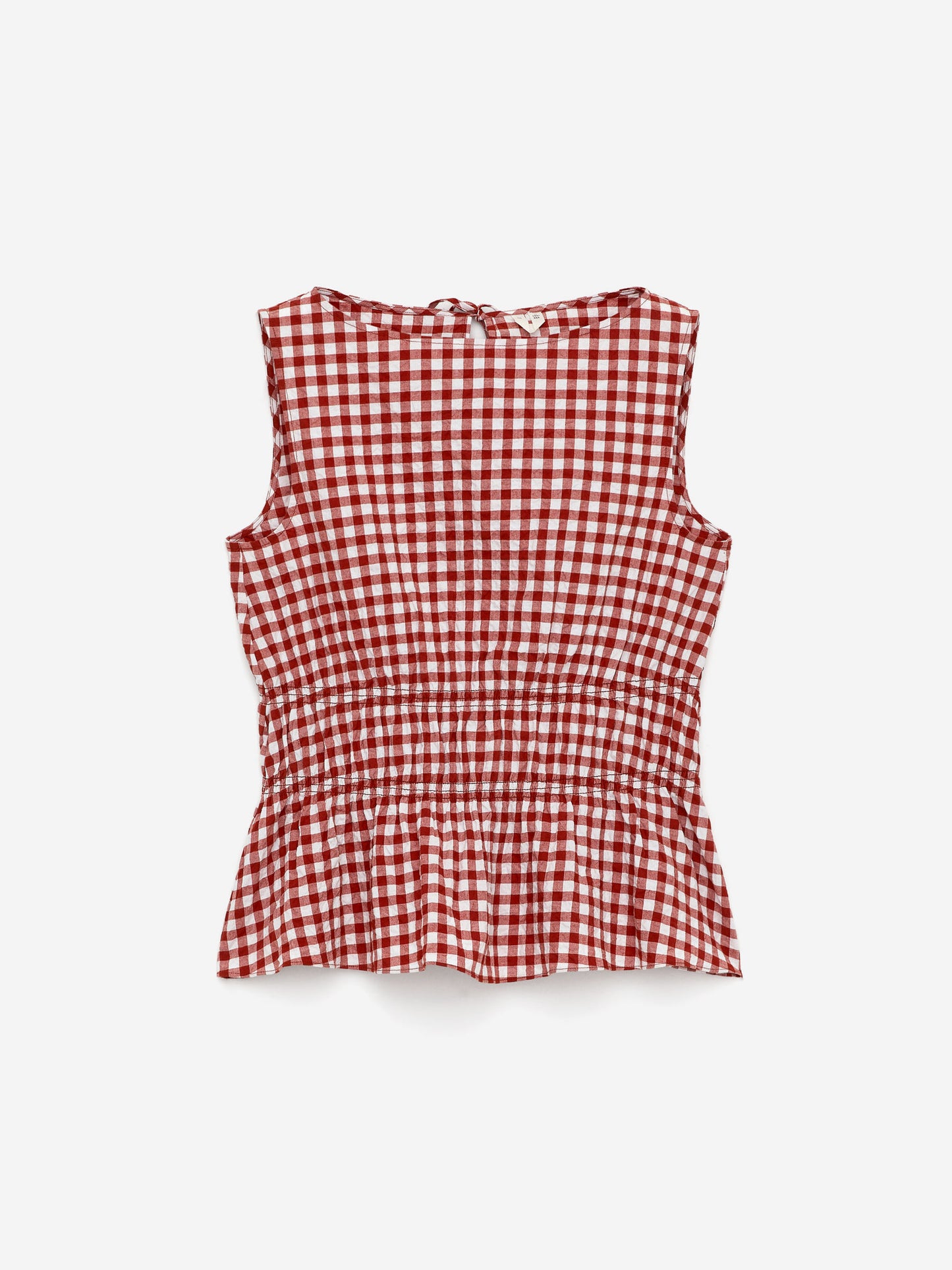 Seersucker Smock Top