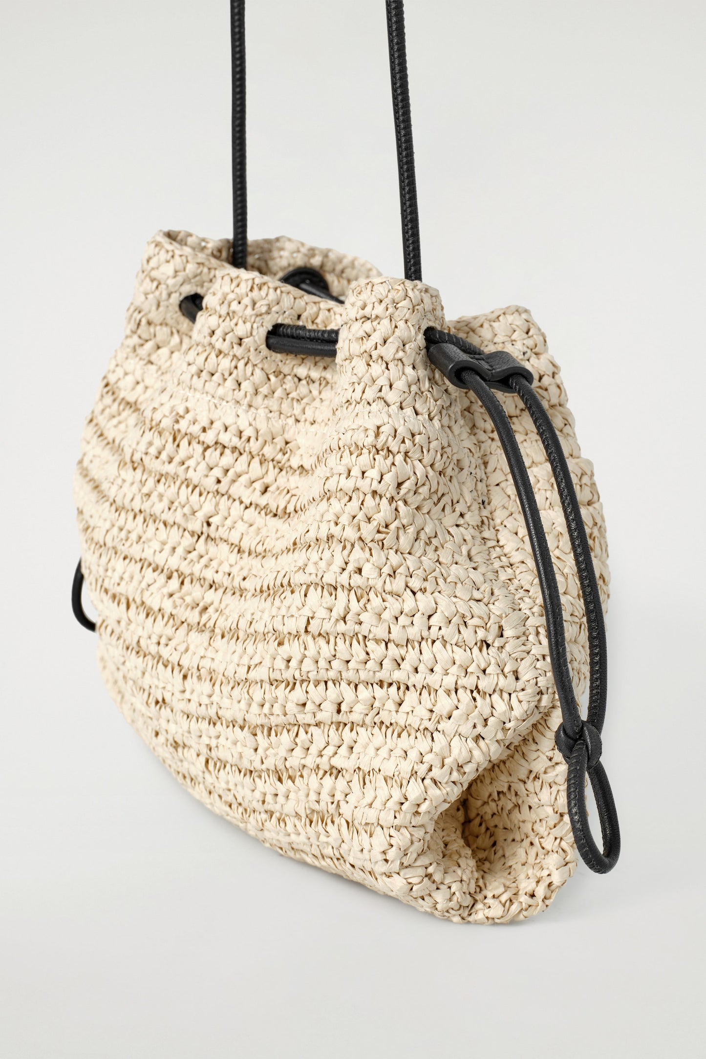 Mini Cavatelli Straw Clutch Bag