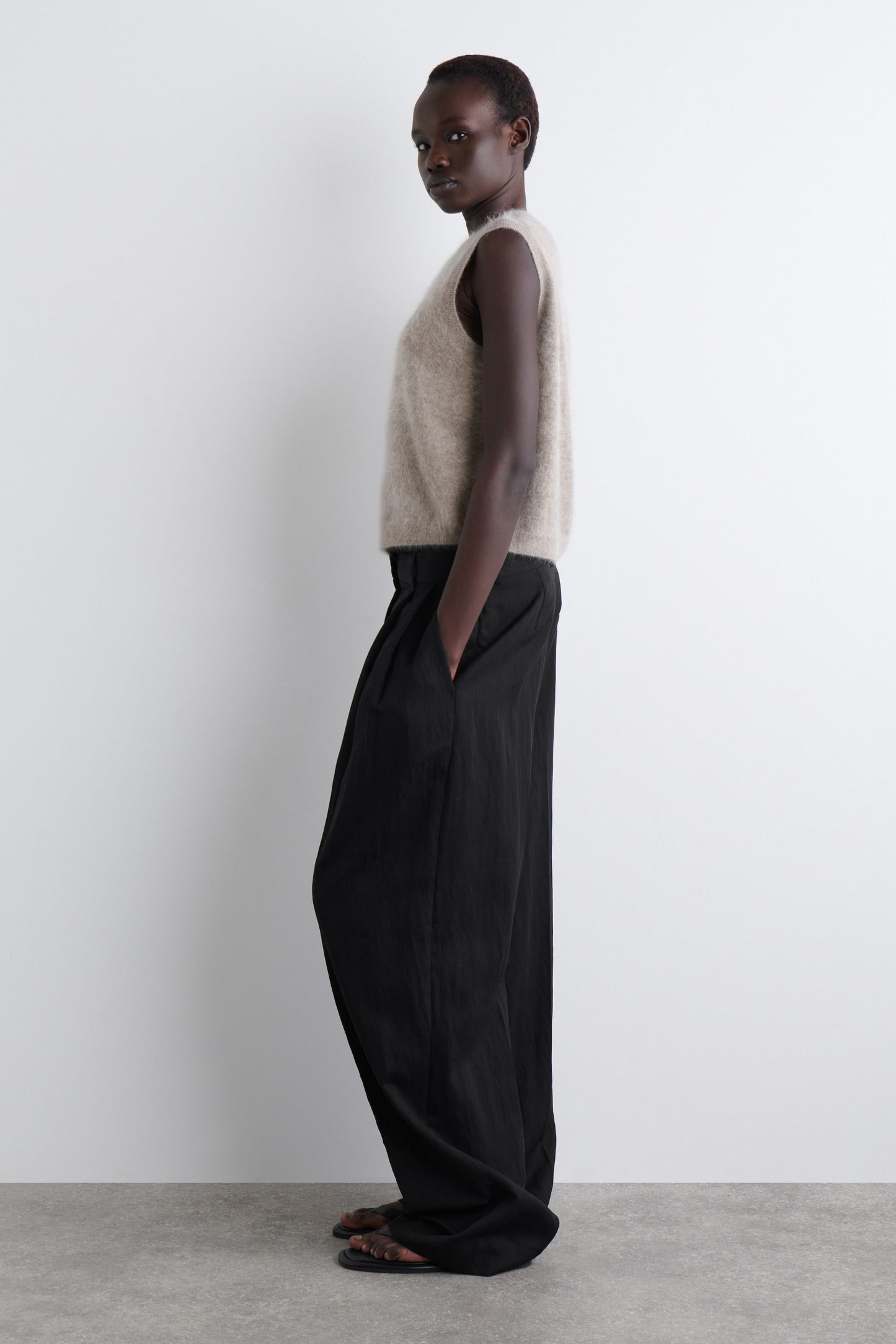 Brushed-Cashmere Waistcoat