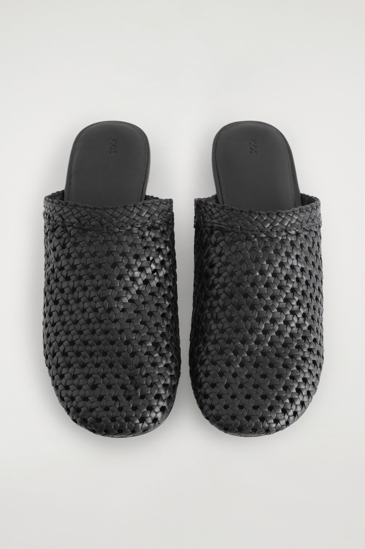 Braided Leather Mules