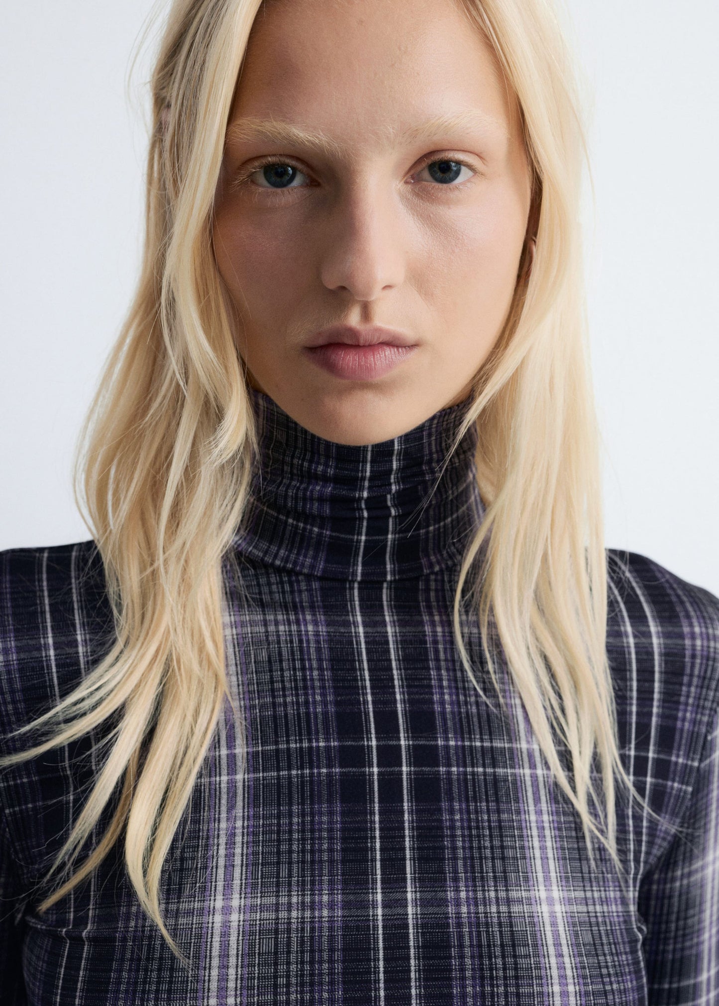 Slim Fit Turtleneck Top