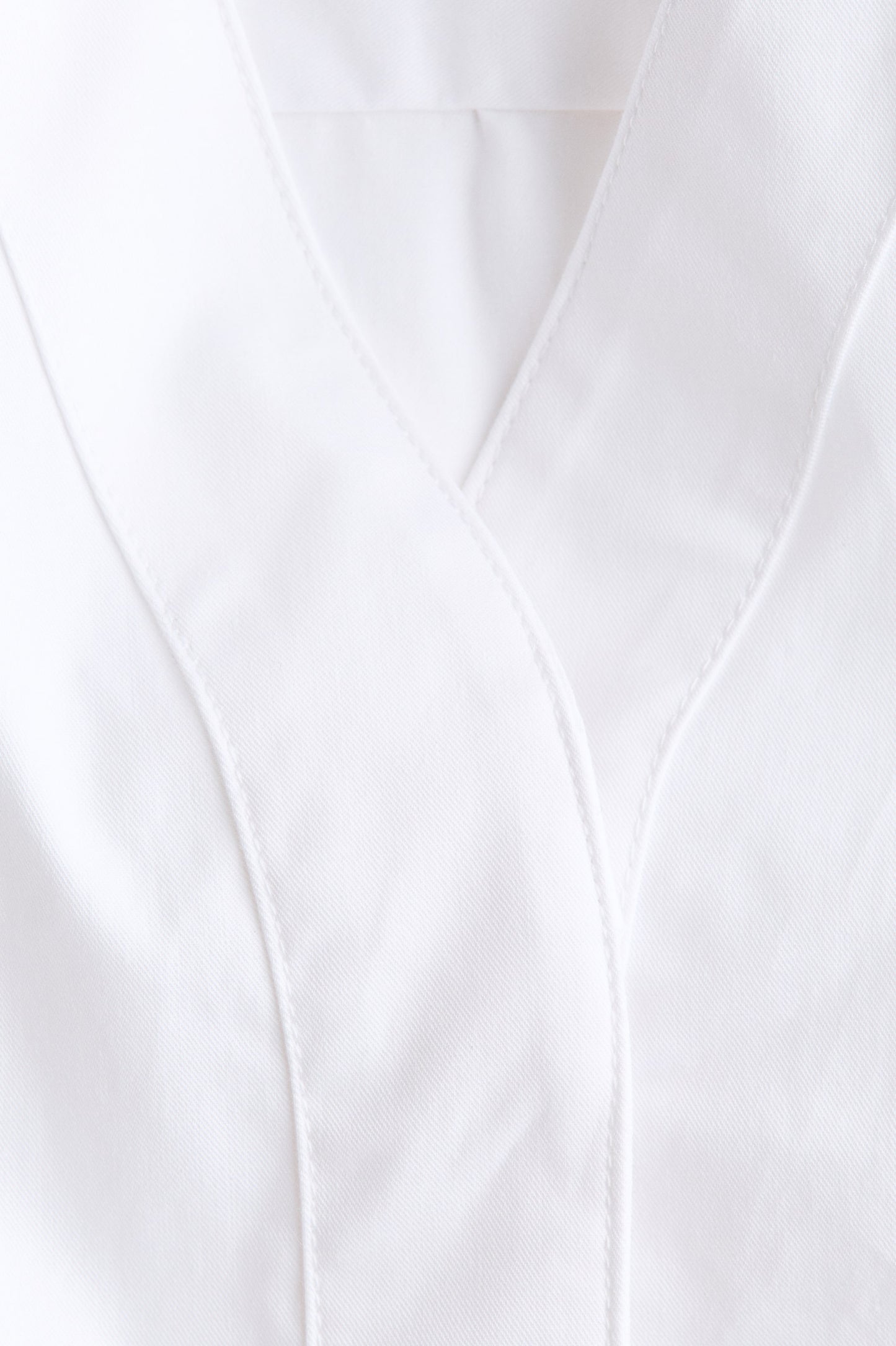 Waisted cotton blouse