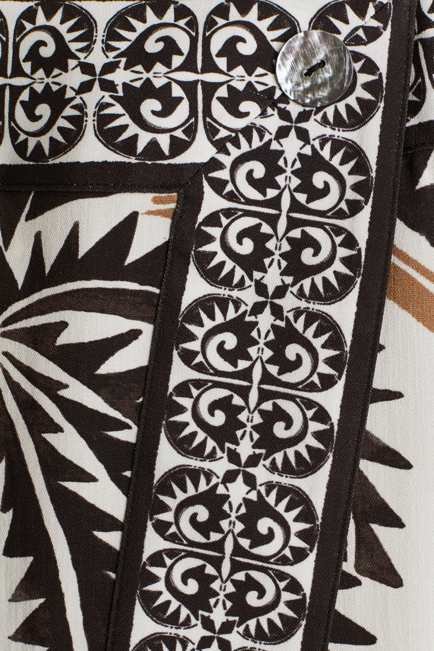 Printed wrap skirt