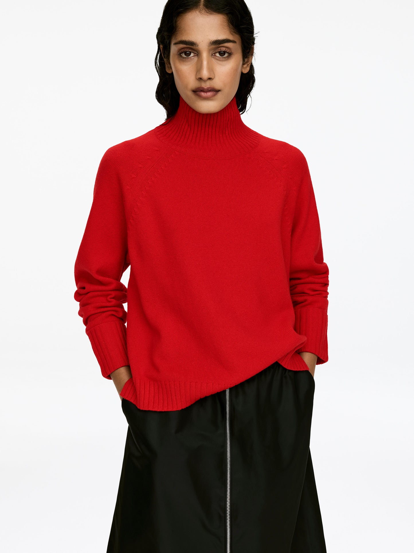 Roll-Neck Wool Jumper