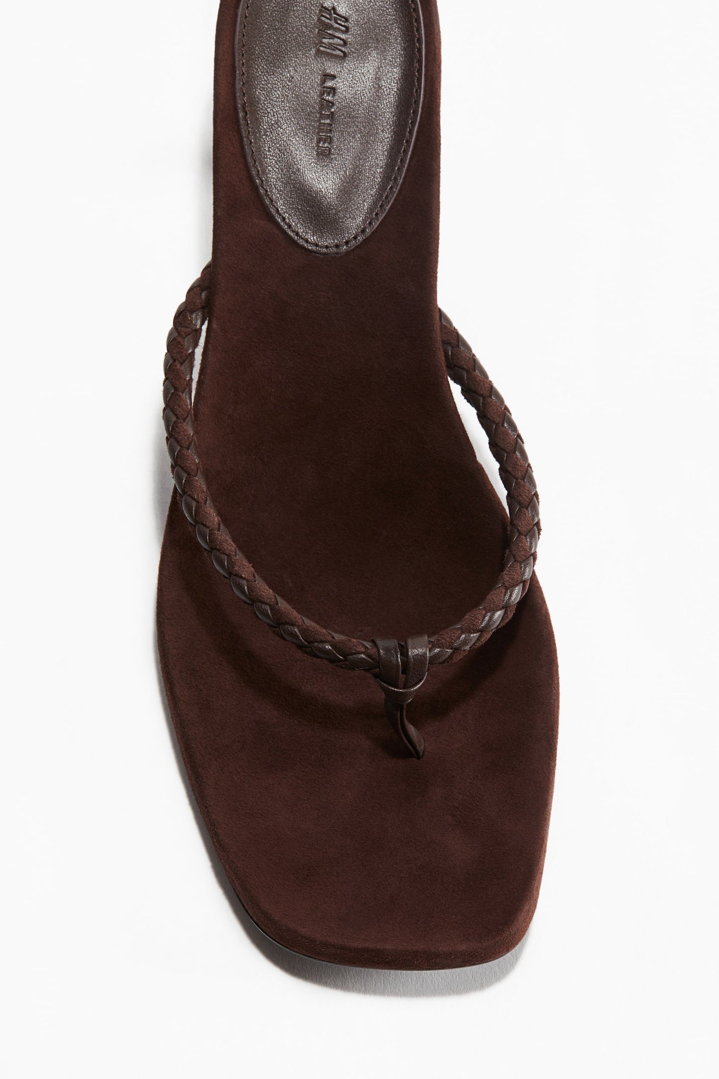 Heeled suede sandals
