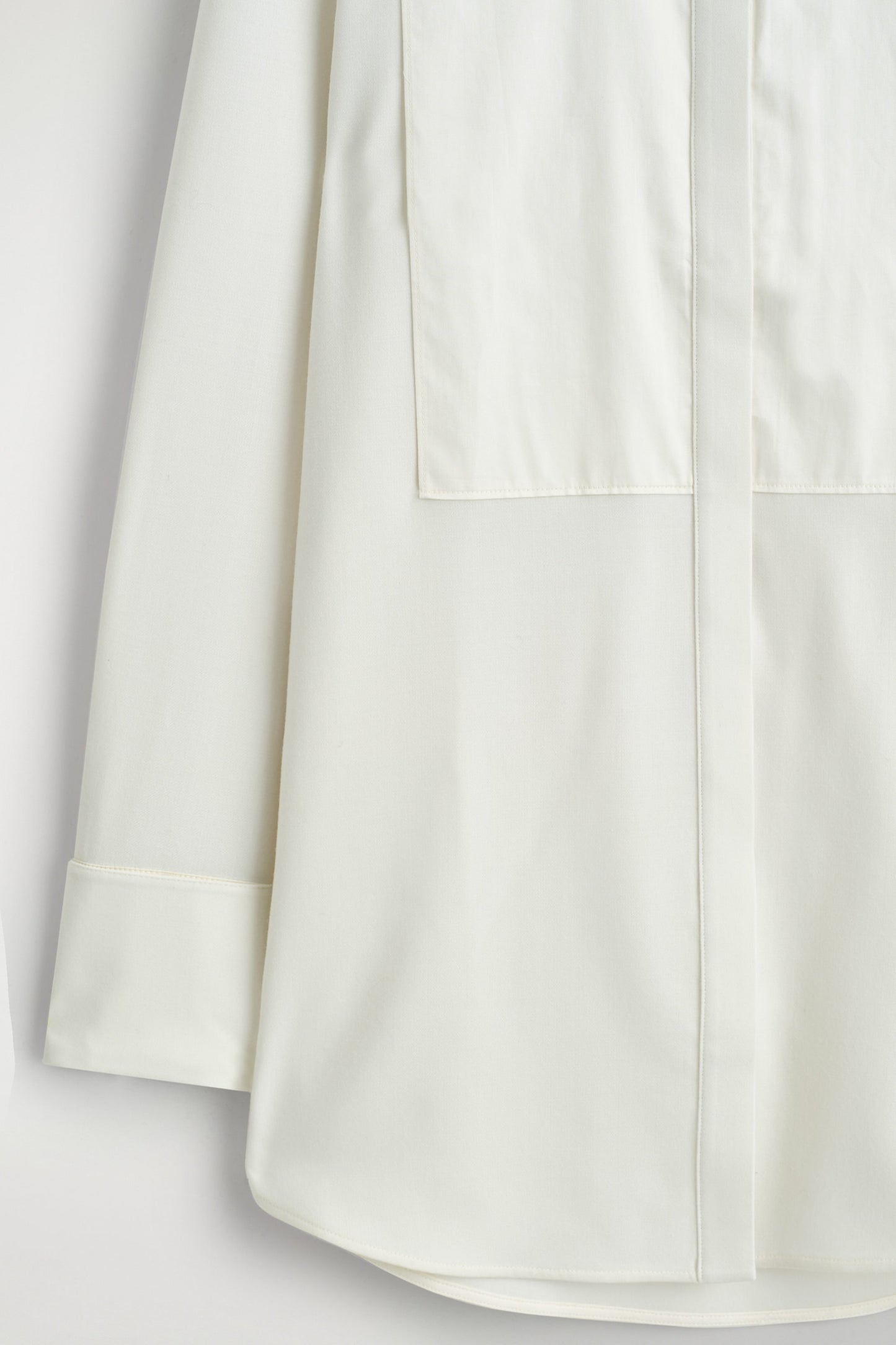 Wool-Blend Tuxedo Shirt