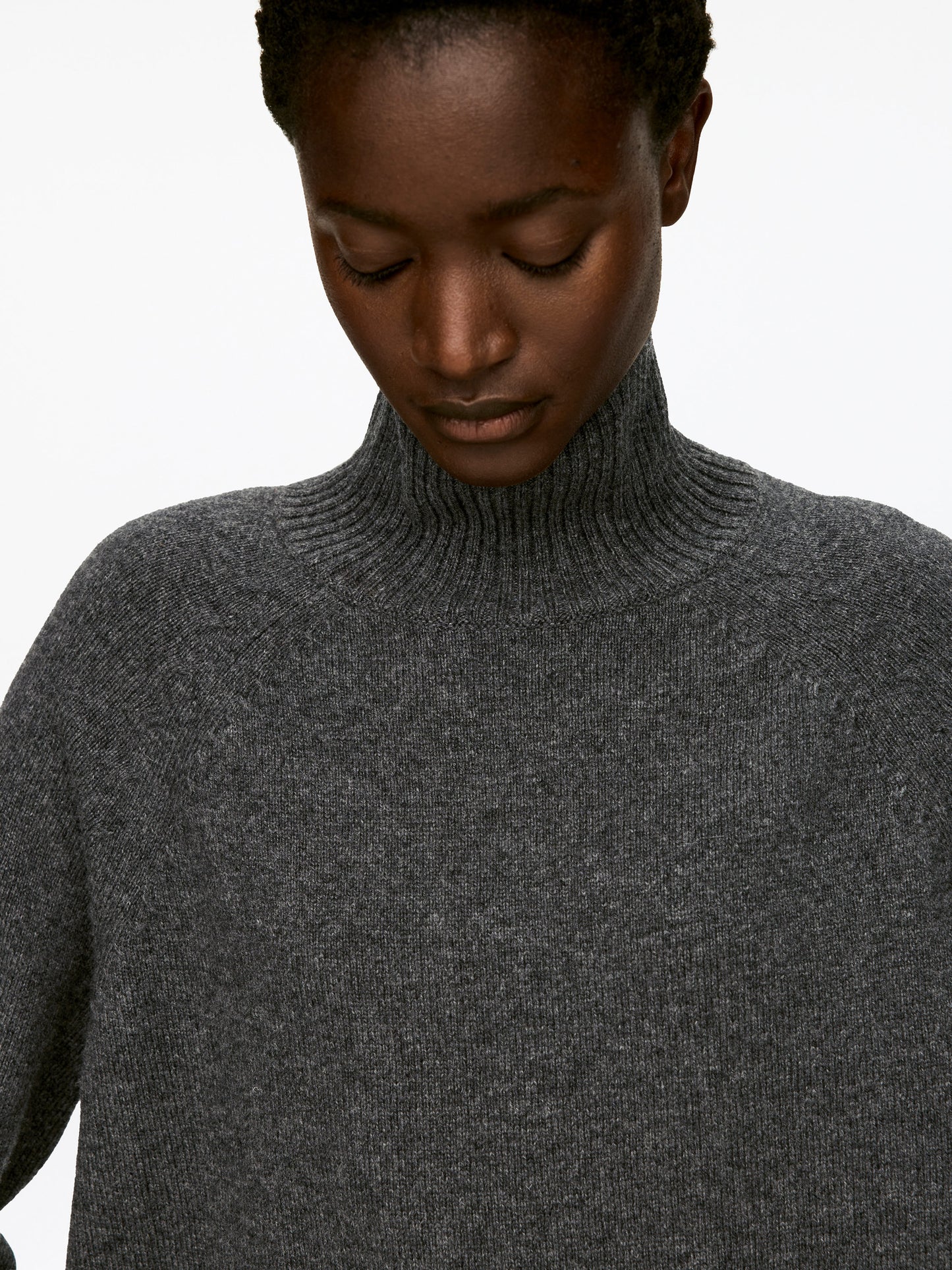 Roll-Neck Wool Jumper