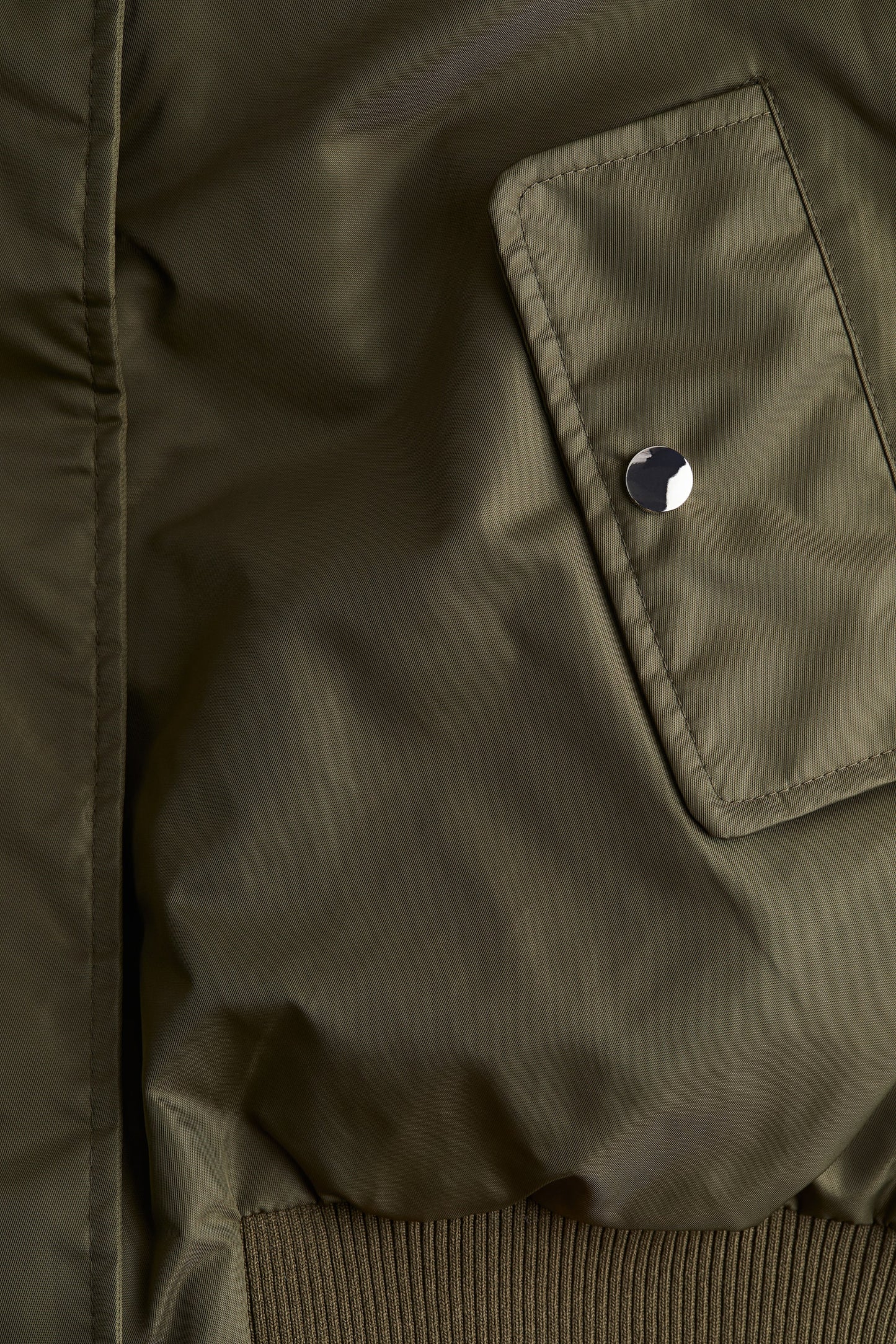 Oversized padded bomber jacket