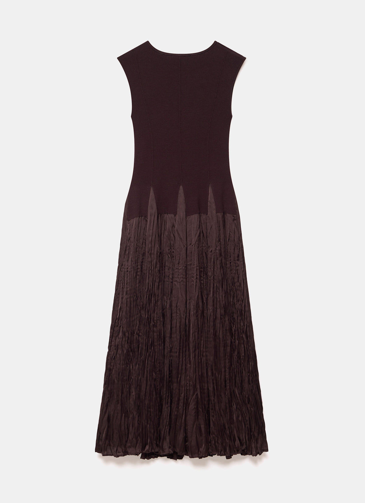 Dark Brown Mix Maxi Dress