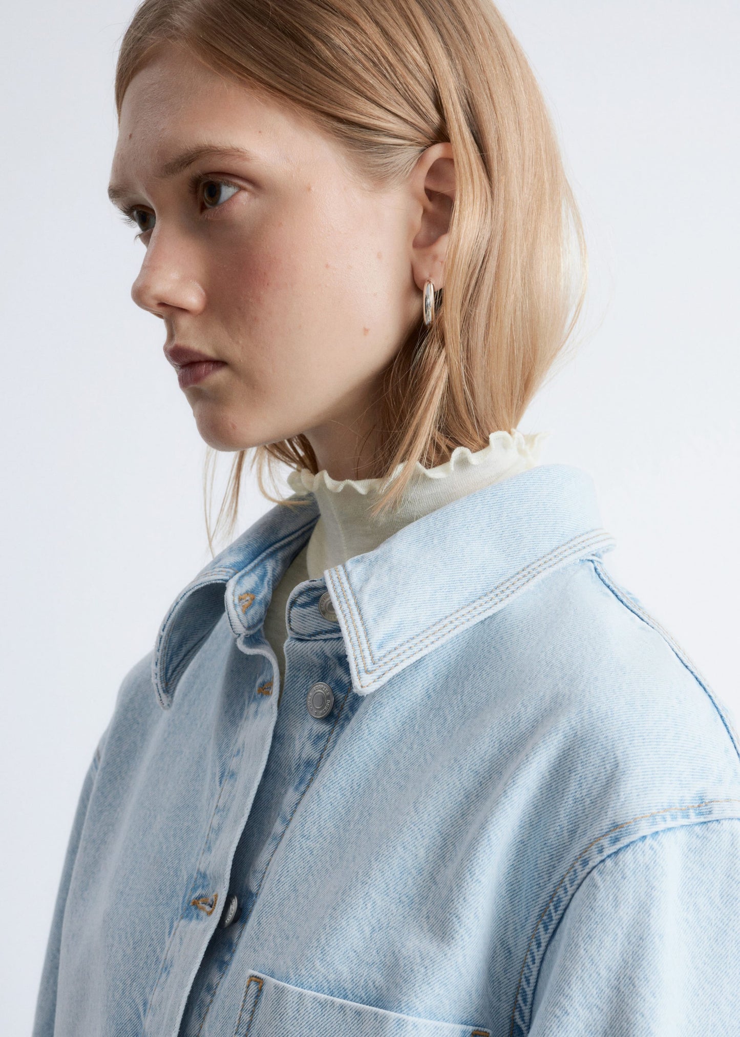 Oversized Denim Shirt