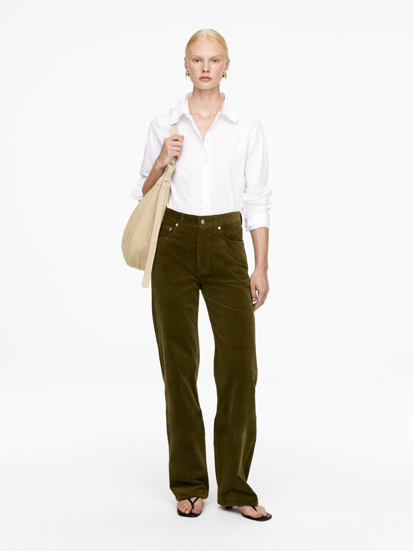 CORAL Corduroy Wide Jeans