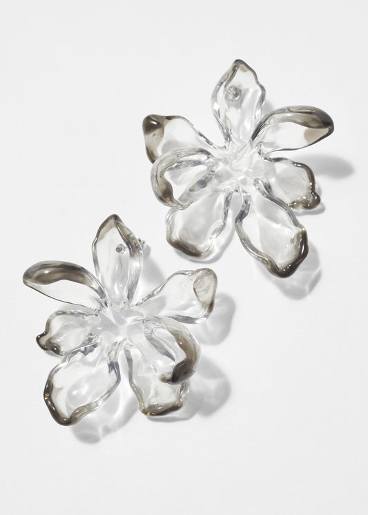 Transparent Flower Earrings