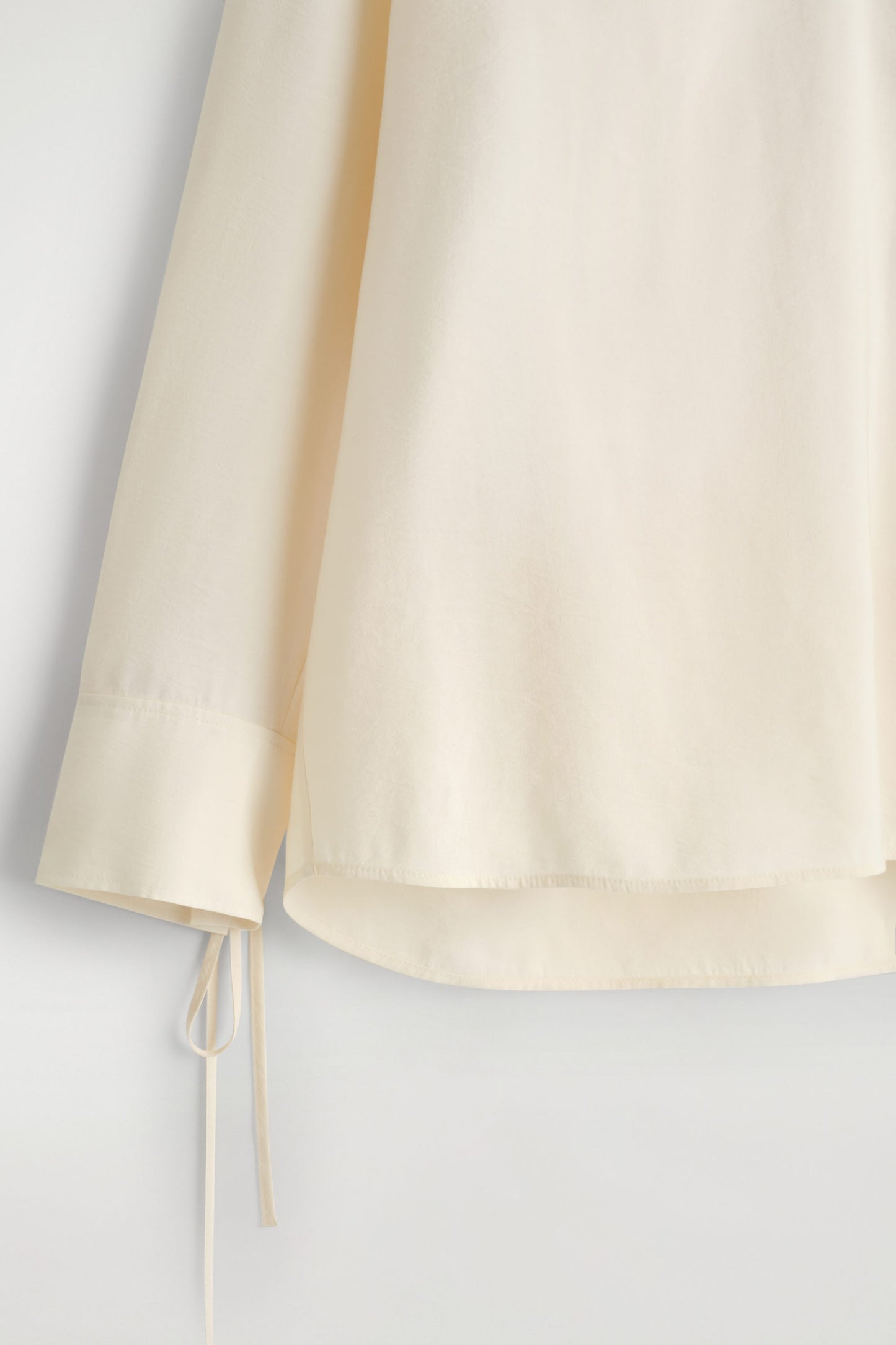 Wide-Collar Modal Blouse