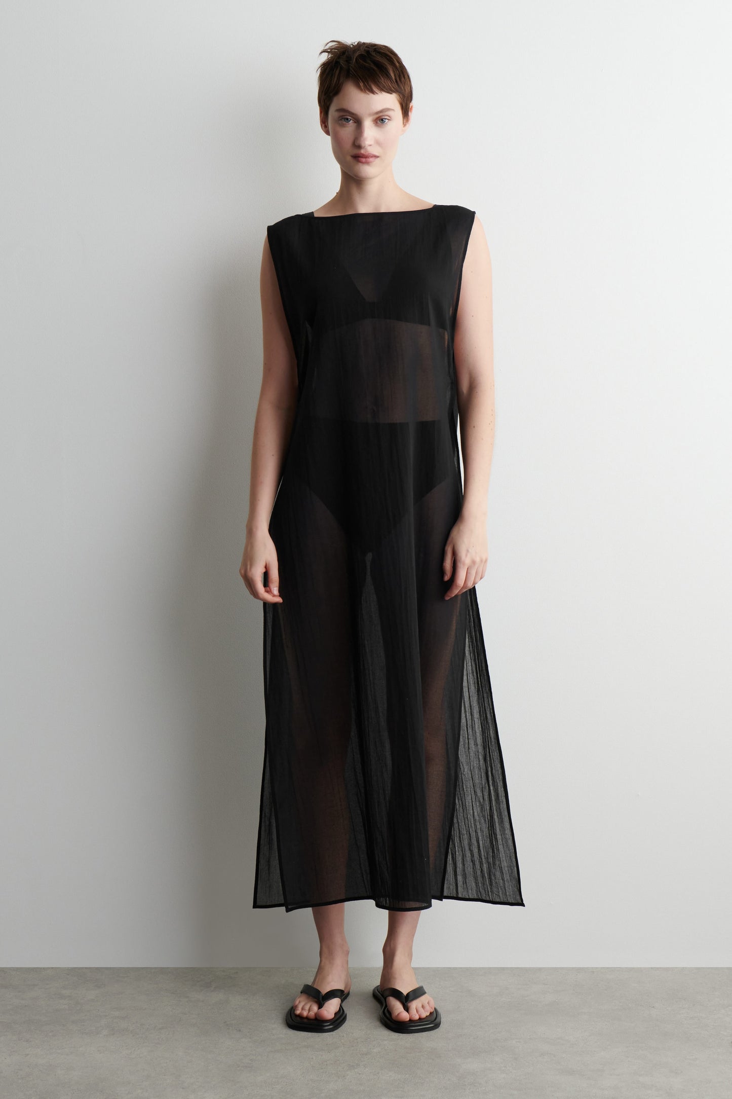 Open-Side Sheer Tunic