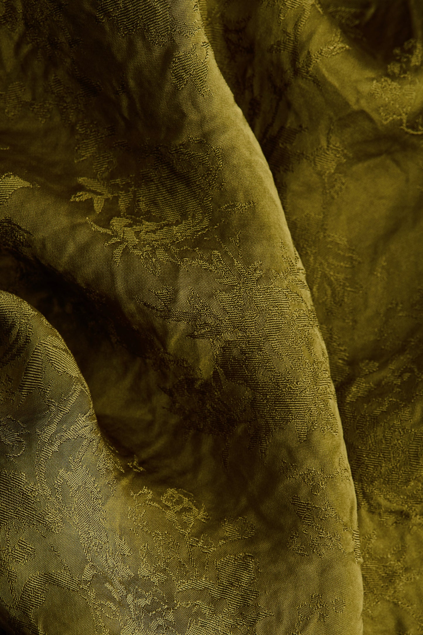 Jacquard-weave one-shoulder blouse