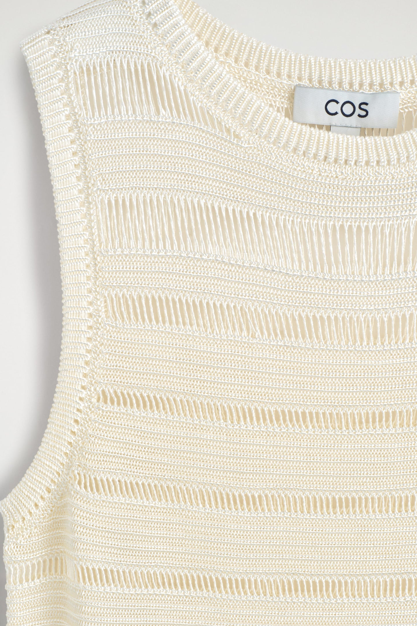Ladder-Stitch Knitted Top