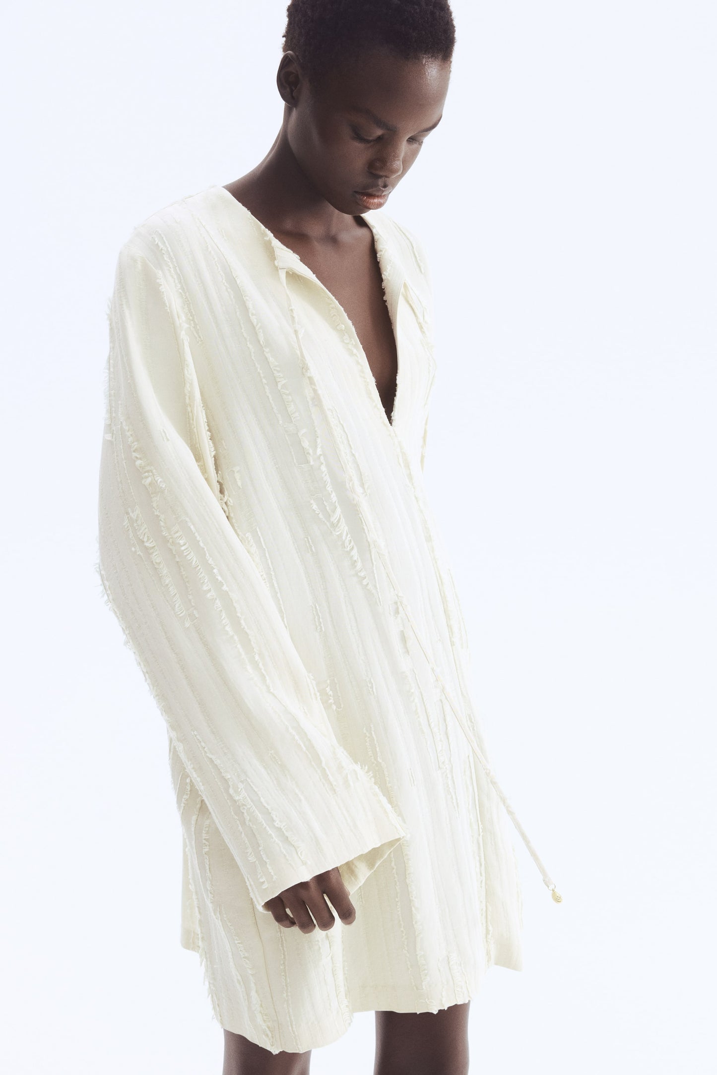 Jacquard-weave dress