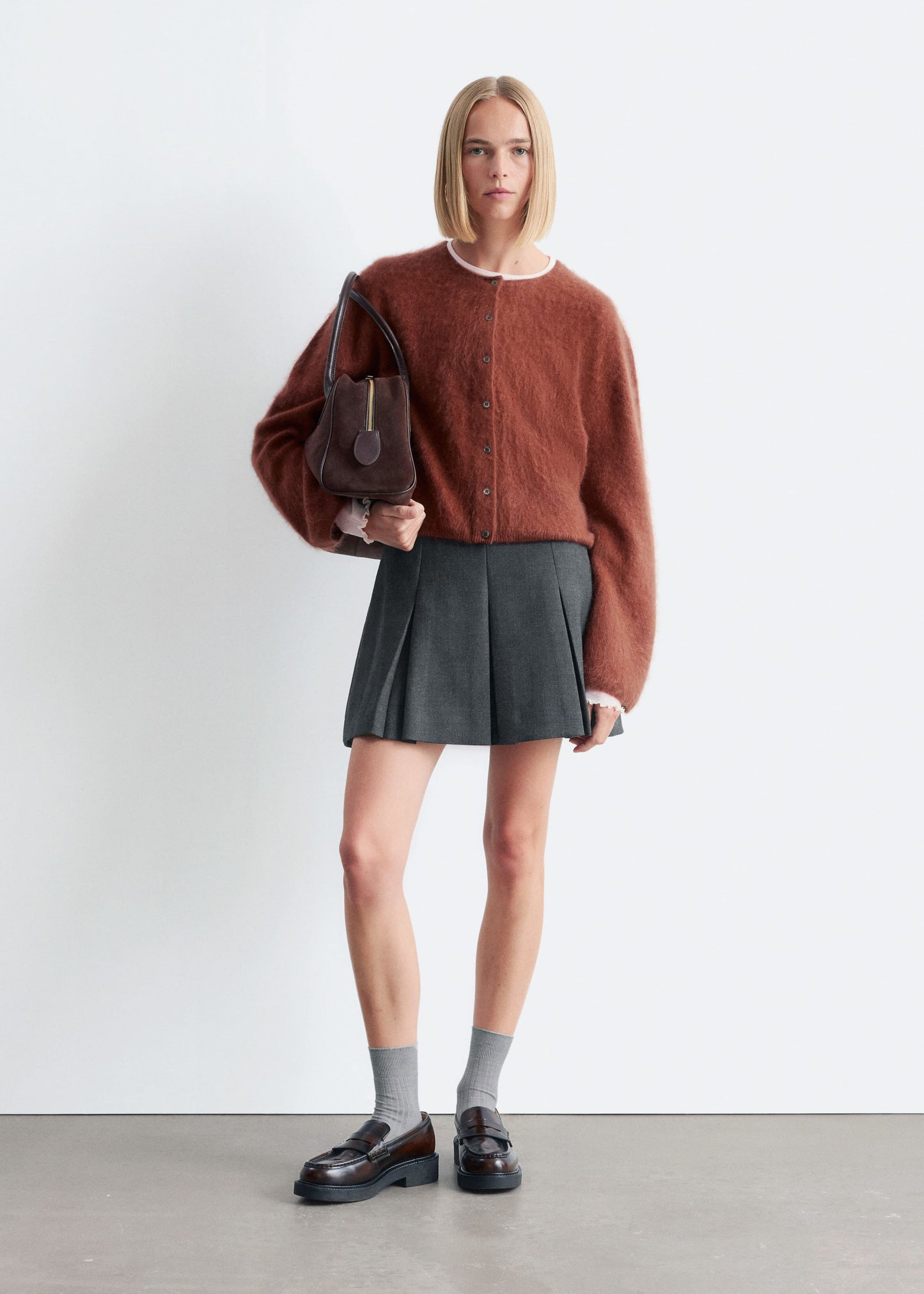 Knitted Cashmere Cardigan