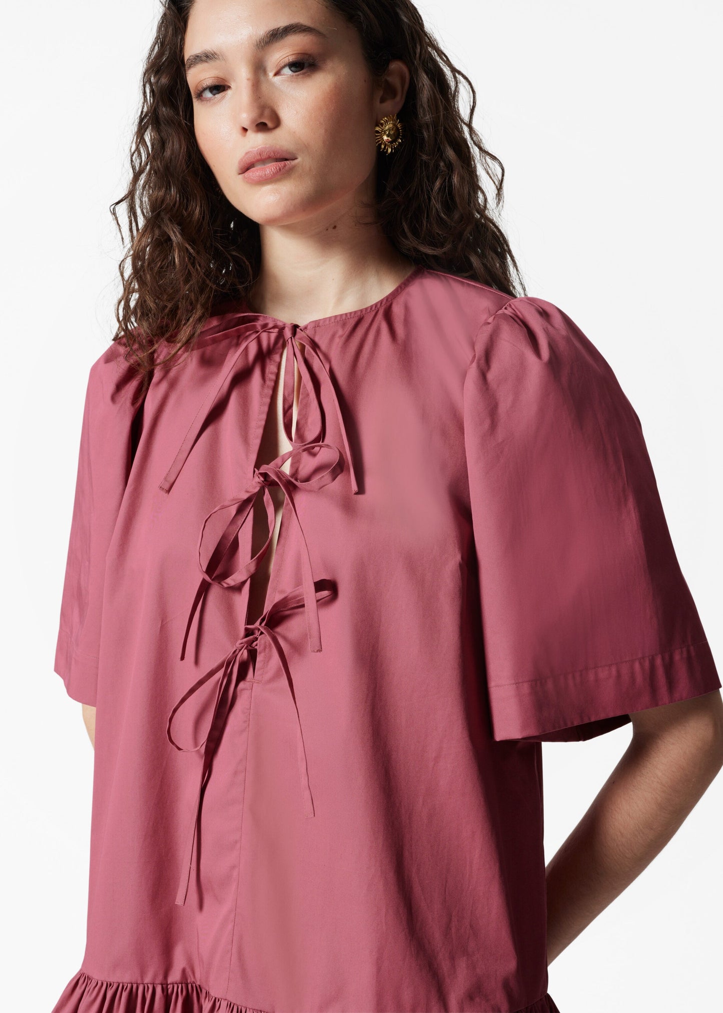 Peplum Mini Dress