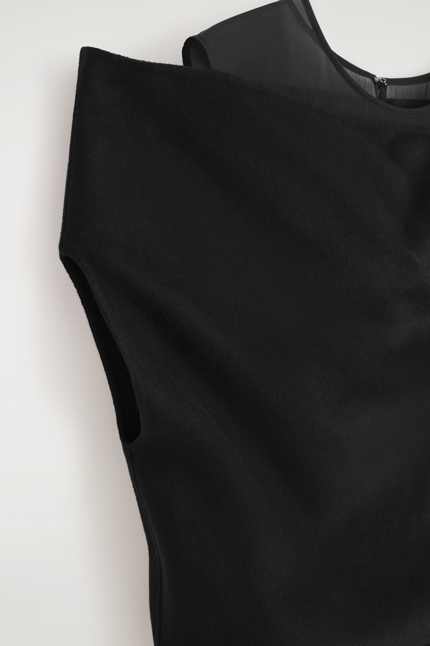 Off-The-Shoulder Wool-Silk Dress