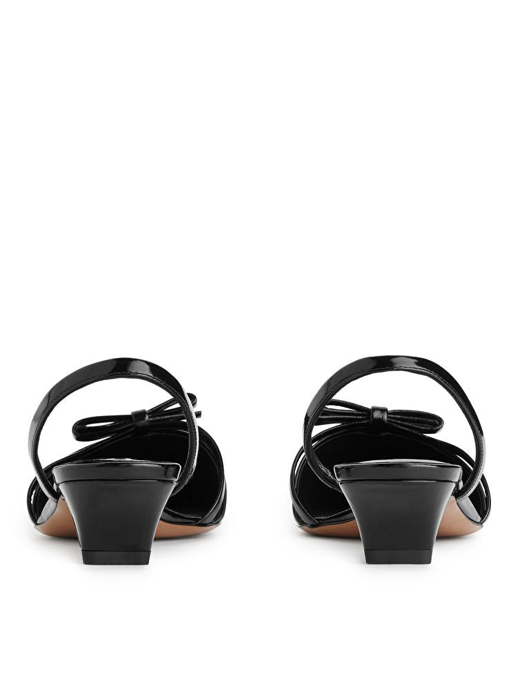 Slingback Leather Pumps