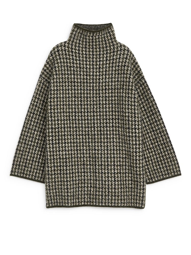 Jacquard-Knit Jumper