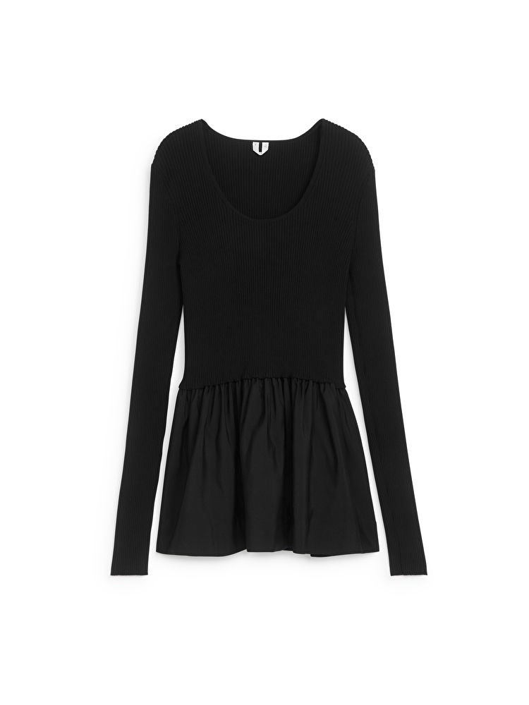 Gathered Rib Top