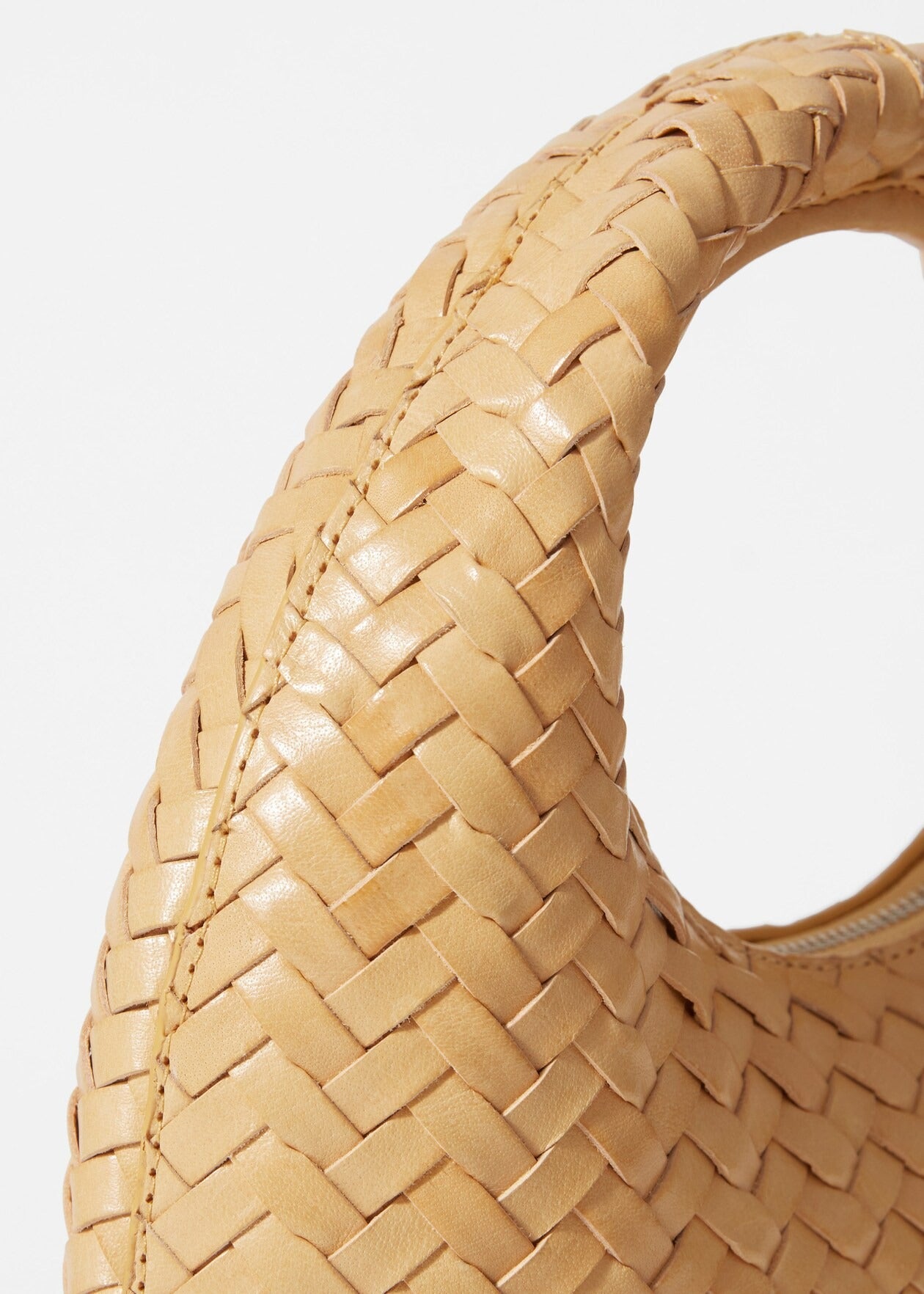 Small Braided-Leather Bag