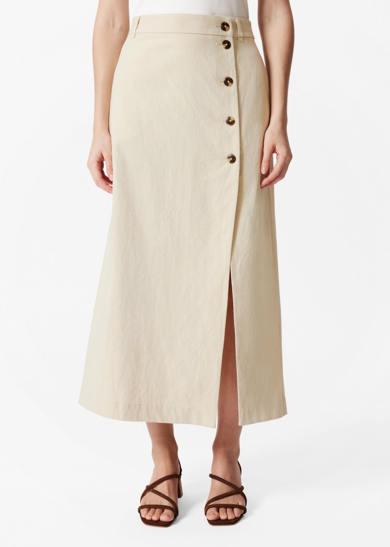 A-Line Midi Skirt