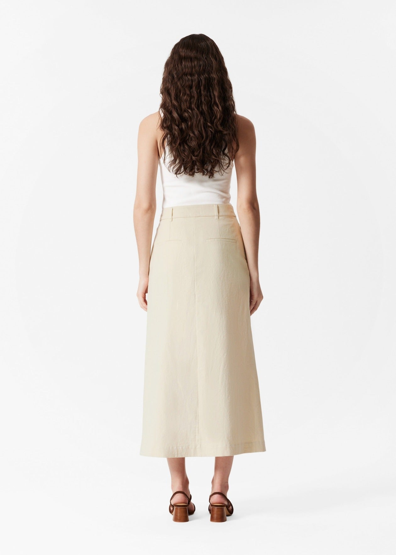 A-Line Midi Skirt