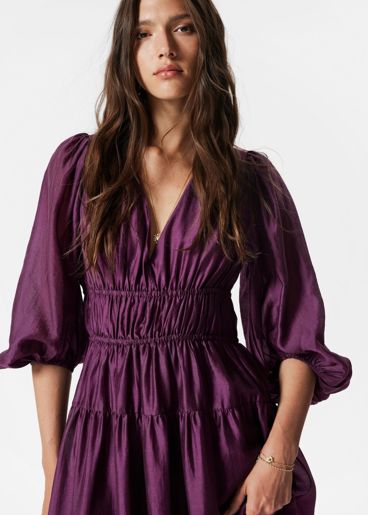 Tiered Midi Dress