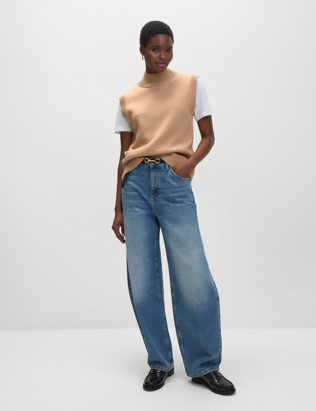 Knitted Vest with Merino Wool