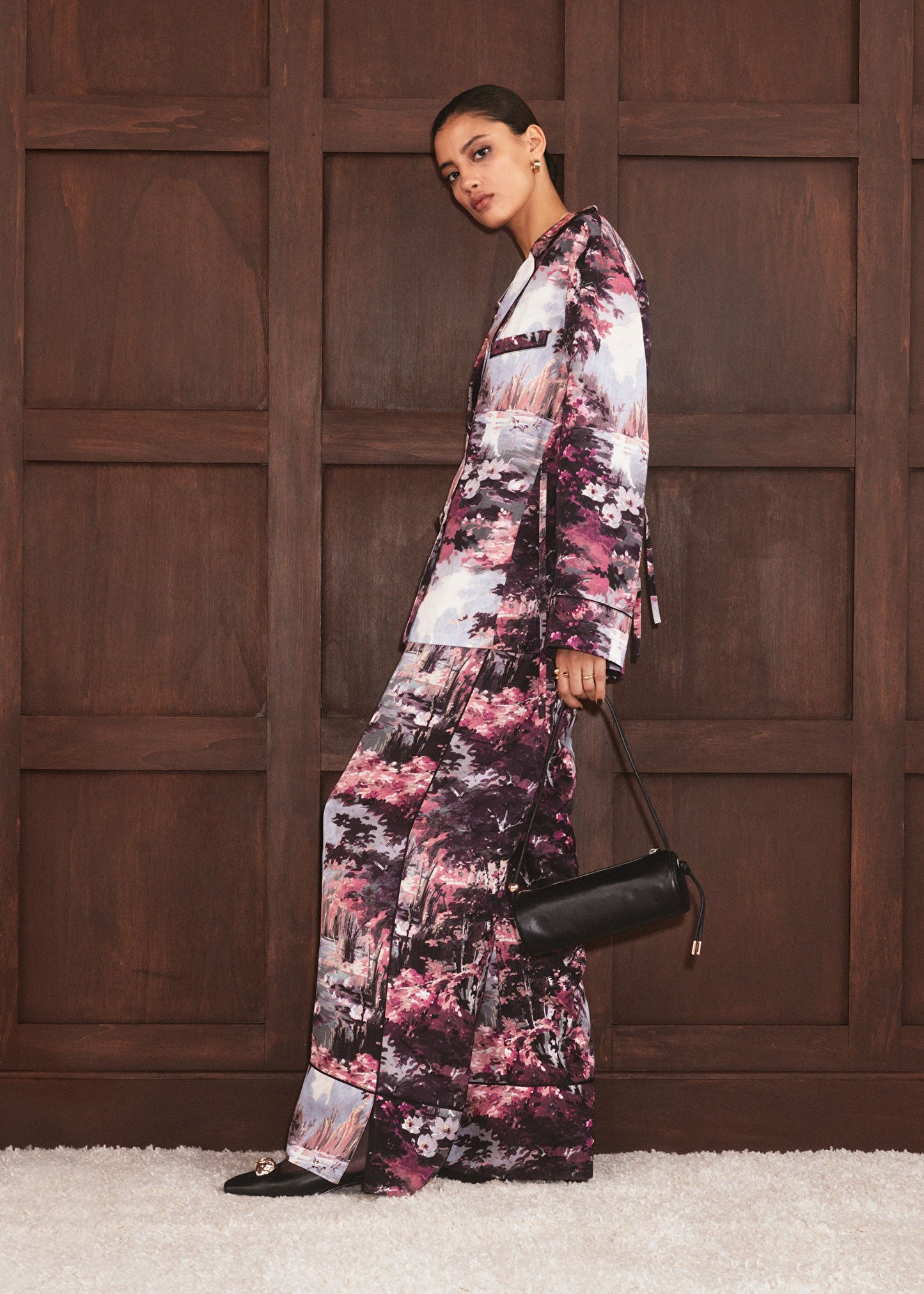 Drawstring Pyjama-Style Trousers