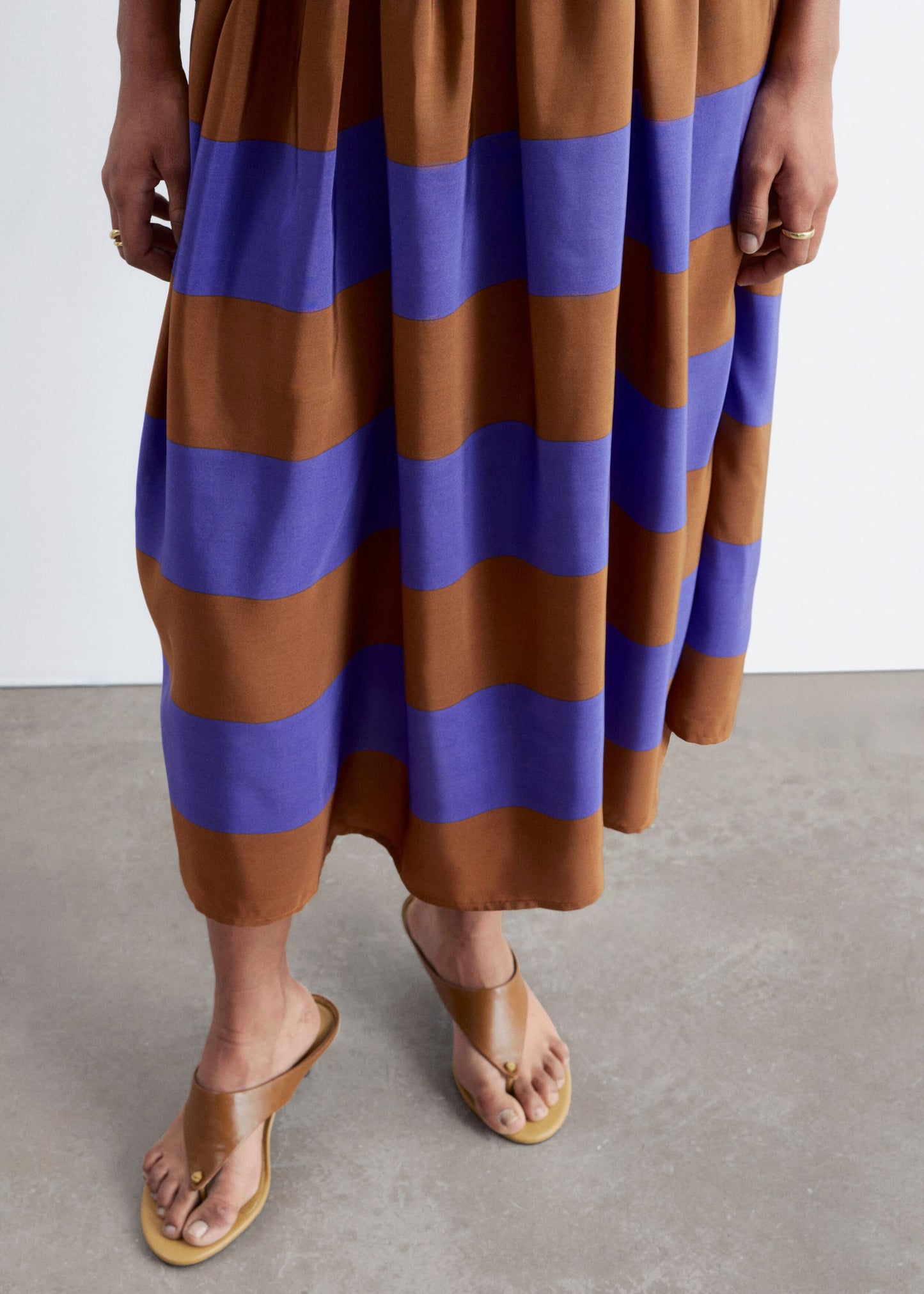 Silk Midi Skirt