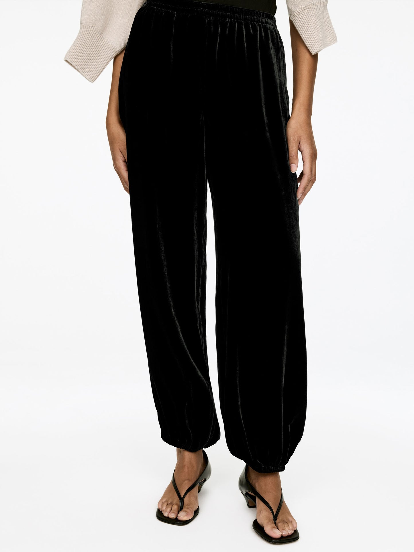 Fluid Velvet Trousers