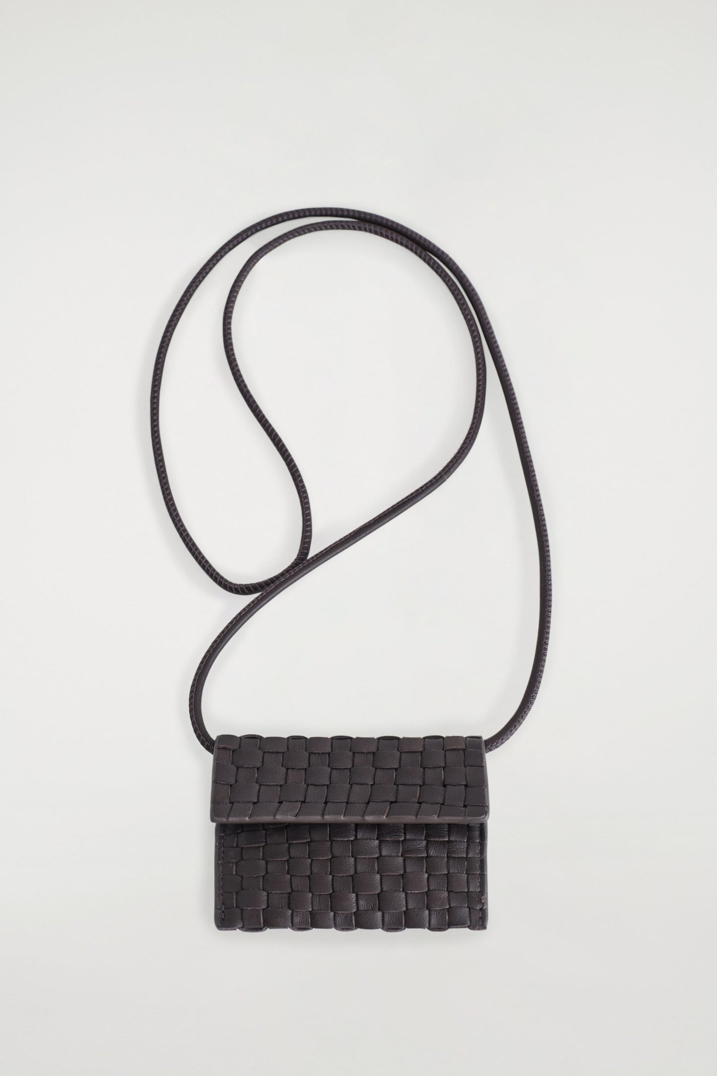 Braided Leather Cardholder