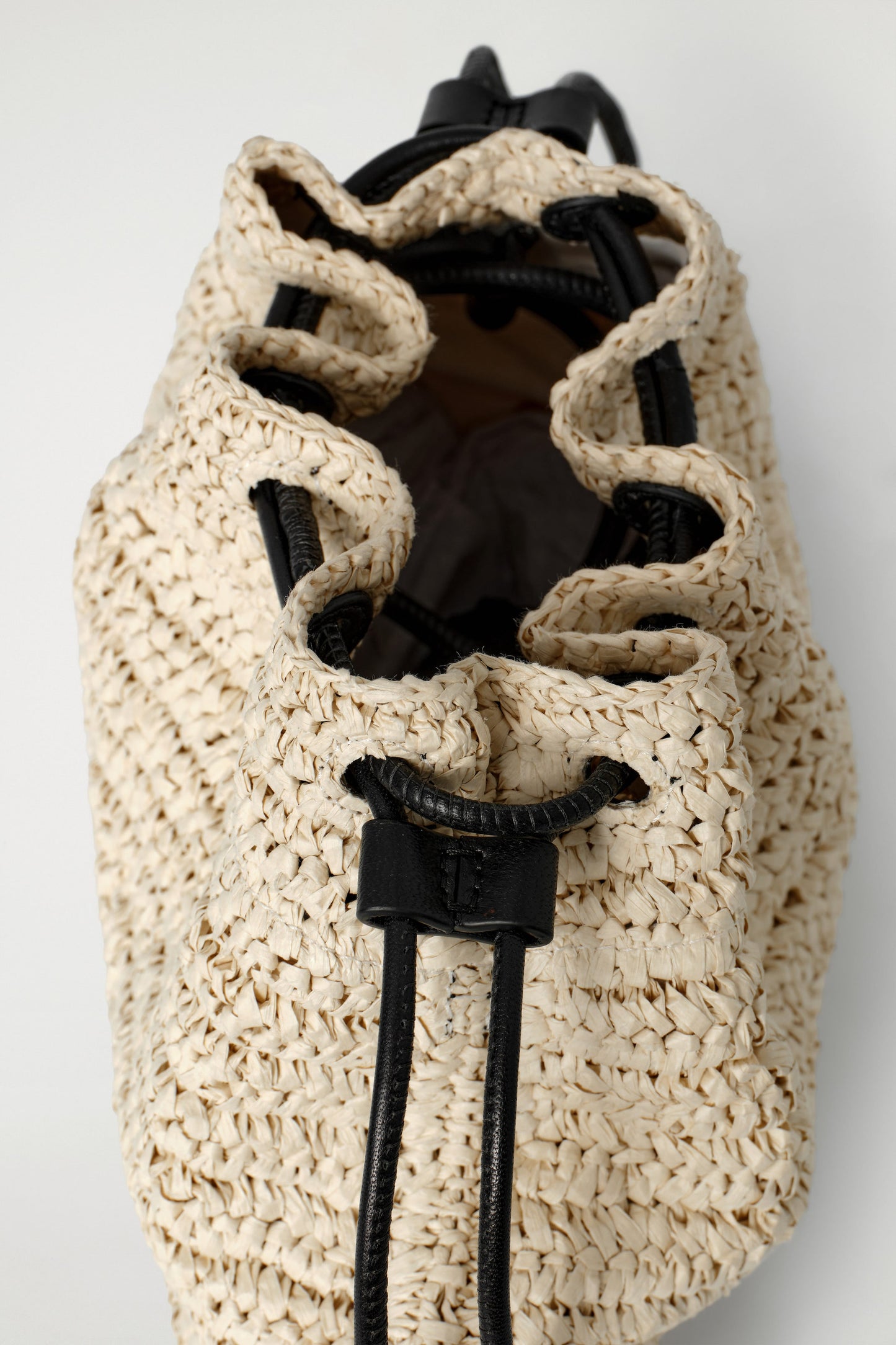 Mini Cavatelli Straw Clutch Bag