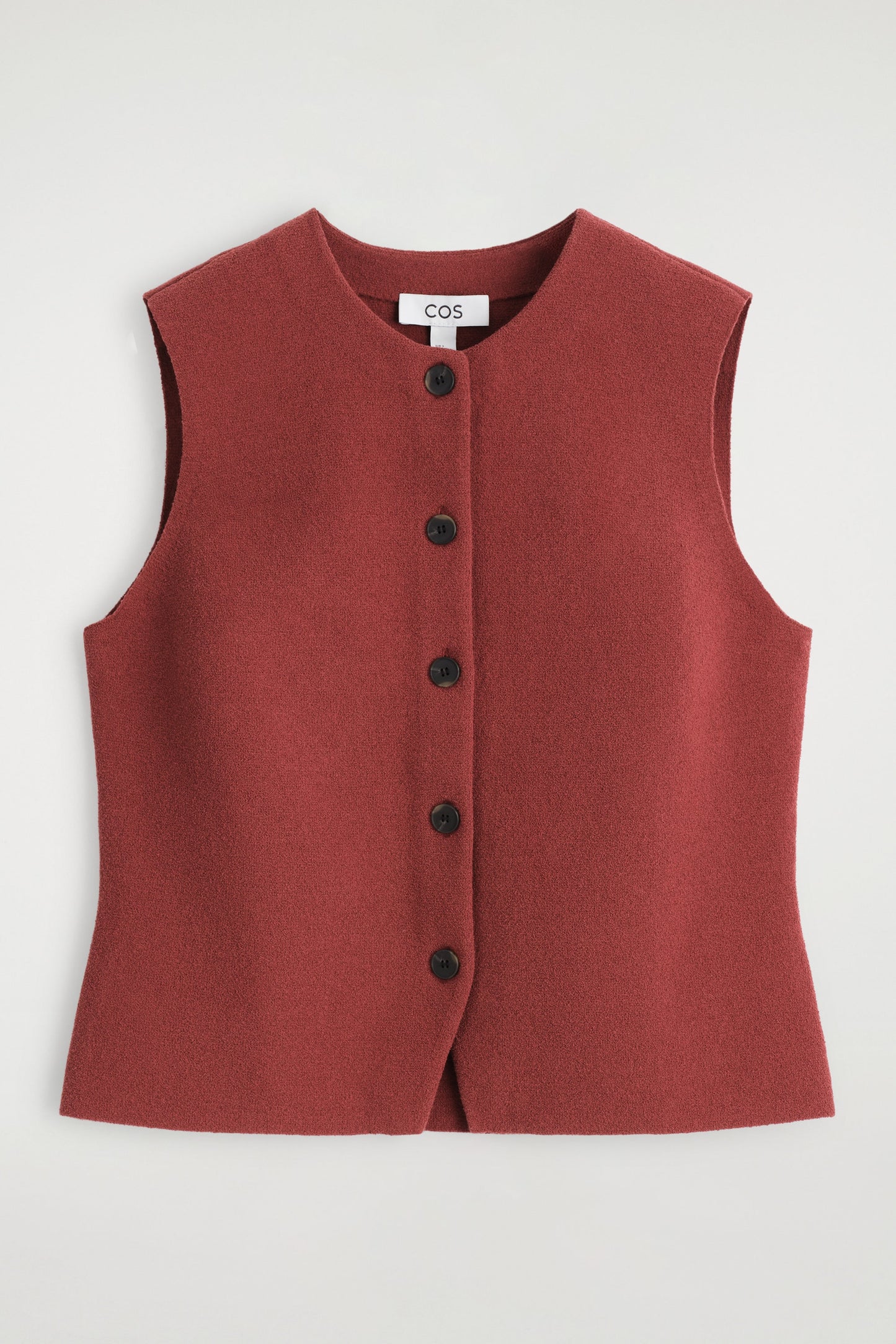 Knitted Cotton Waistcoat